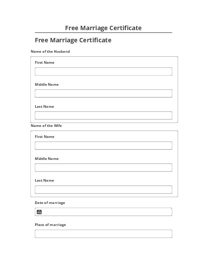 Arrange Free Marriage Certificate Netsuite