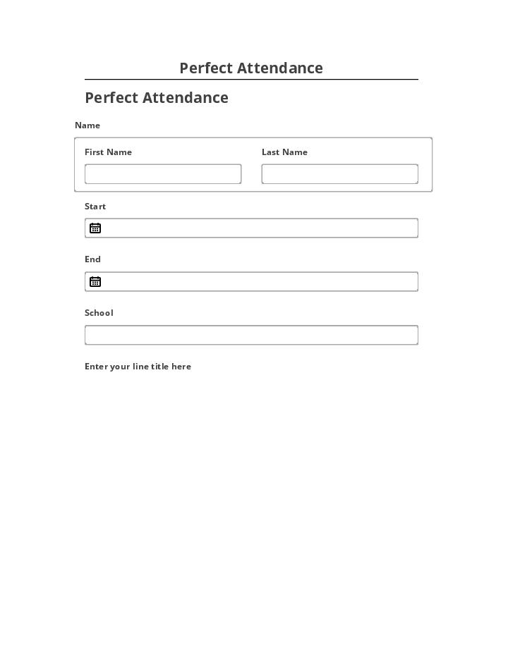 Automate Perfect Attendance Salesforce