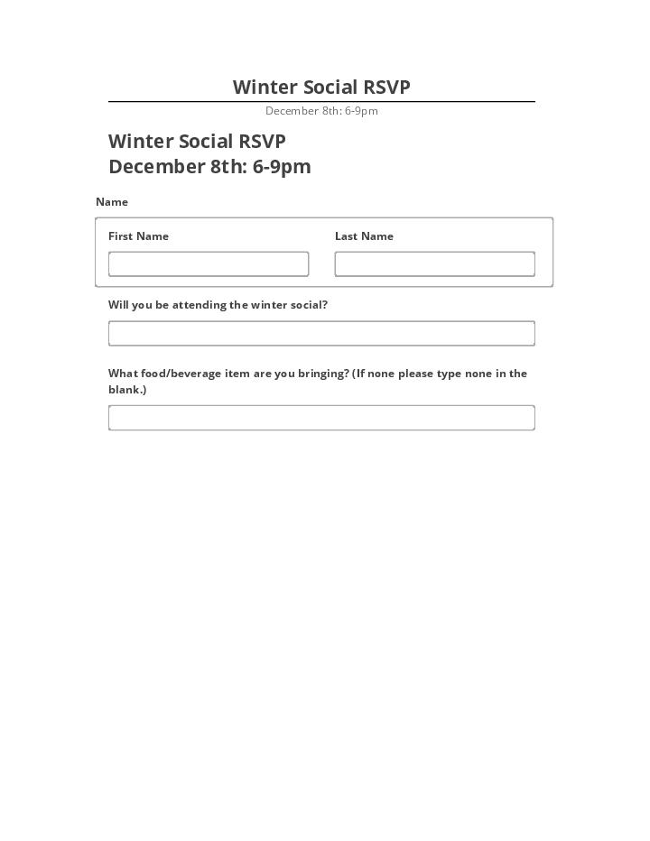 Archive Winter Social RSVP