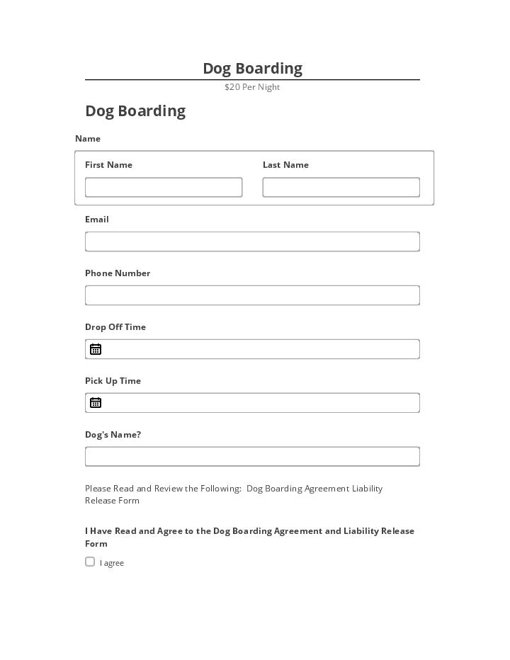 Integrate Dog Boarding Netsuite