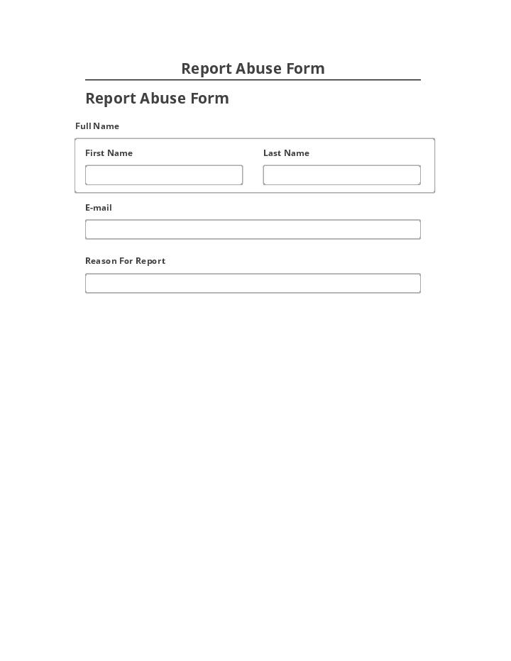 Incorporate Report Abuse Form