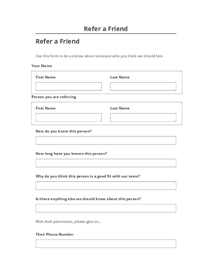 Arrange Refer a Friend Netsuite
