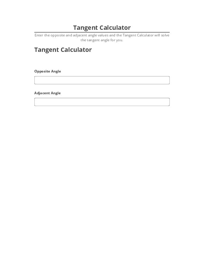 Automate Tangent Calculator