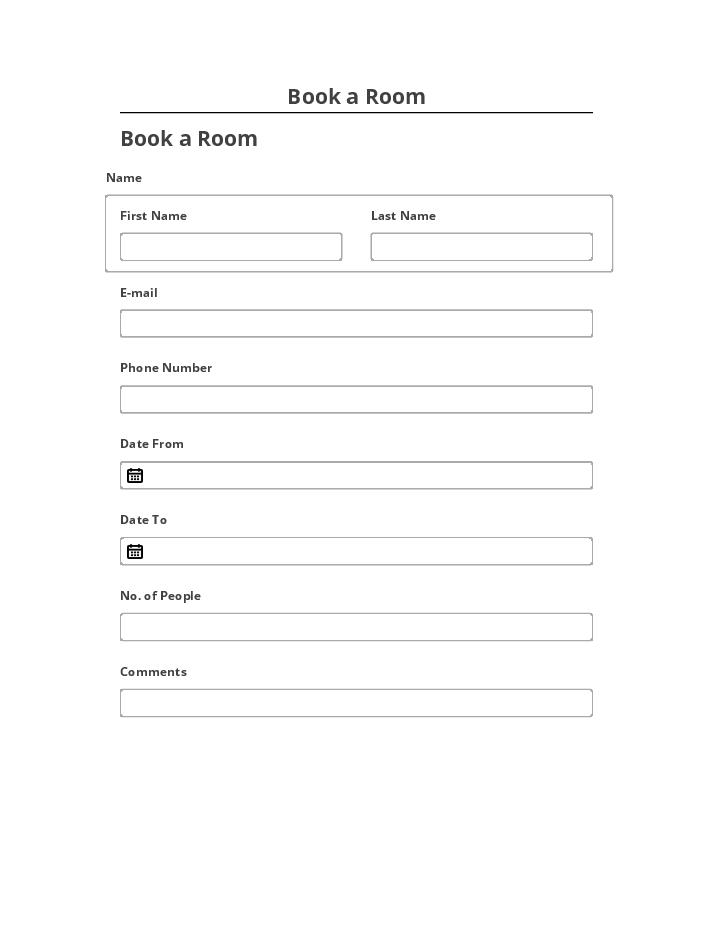 Automate Book a Room Salesforce