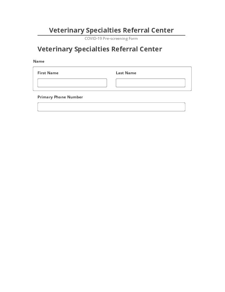 Extract Veterinary Specialties Referral Center Microsoft Dynamics