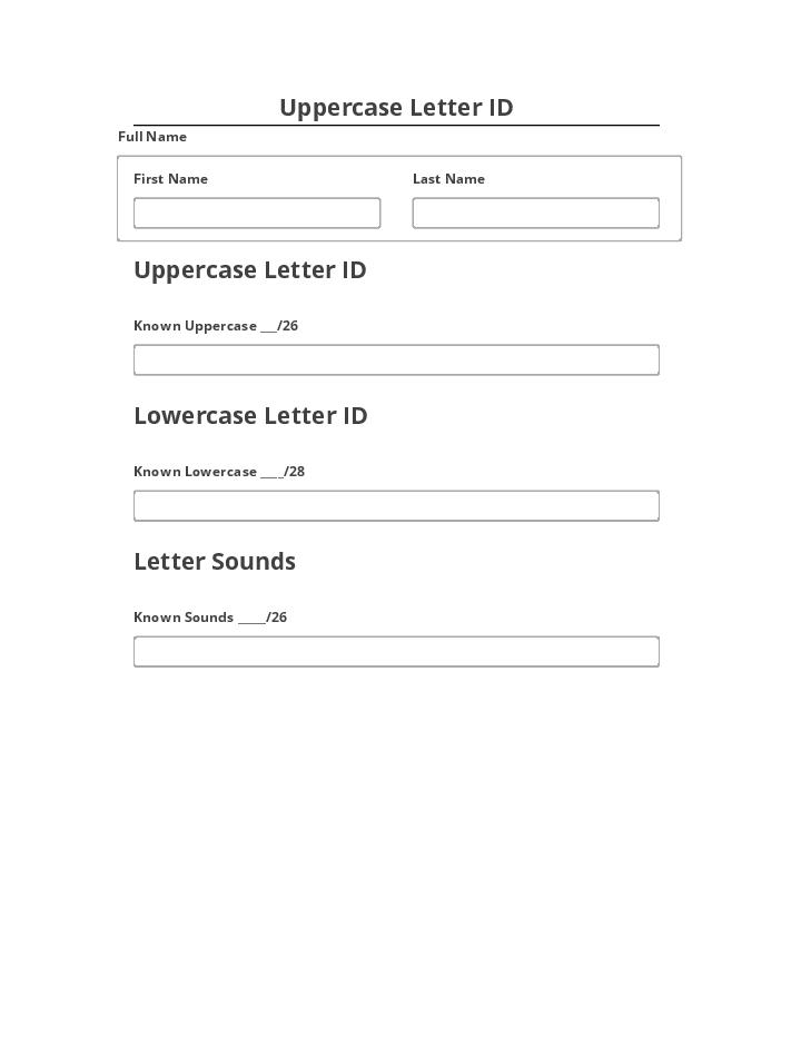 Synchronize Uppercase Letter ID Netsuite
