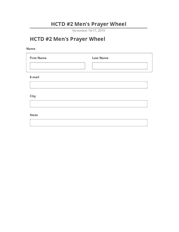 Extract HCTD #2 Men's Prayer Wheel