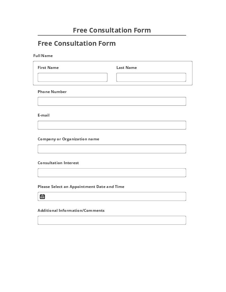 Extract Free Consultation Form Netsuite