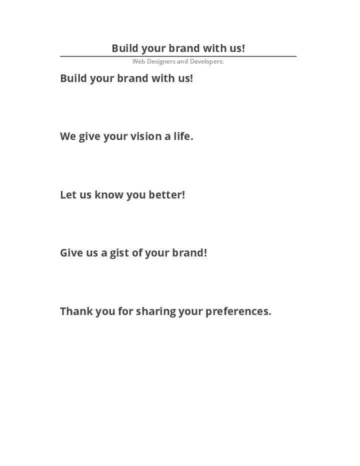 Update Build your brand with us! Netsuite