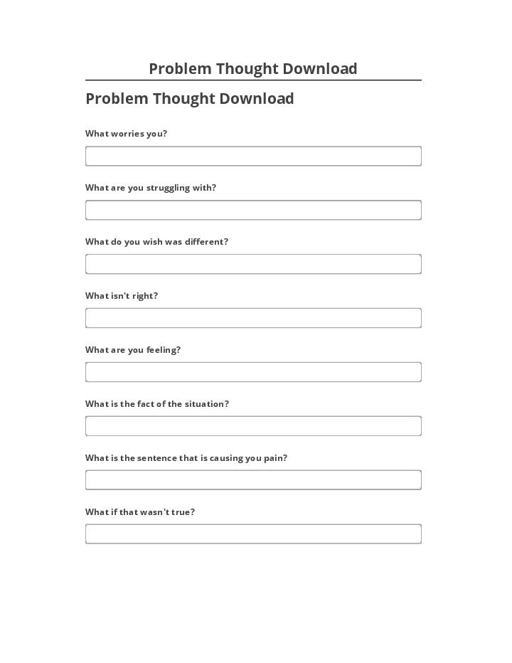 Automate Problem Thought Download