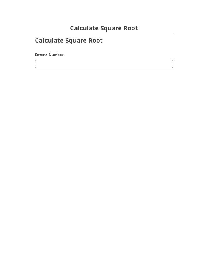 Extract Calculate Square Root Microsoft Dynamics