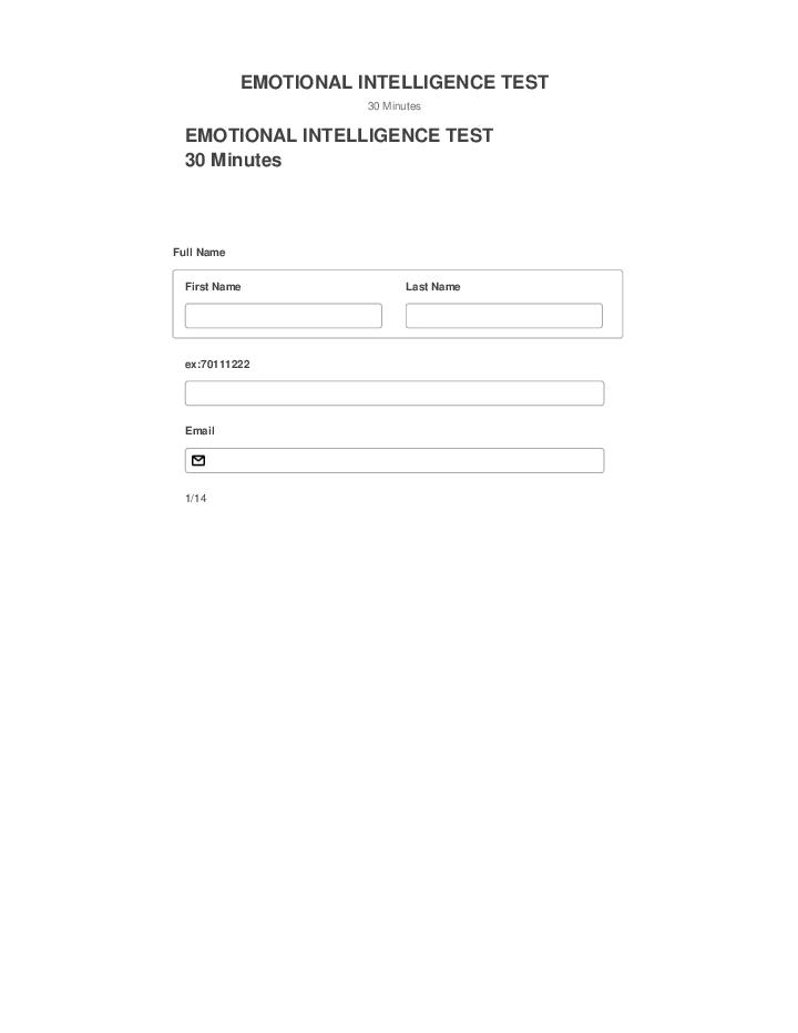 Incorporate EMOTIONAL INTELLIGENCE TEST Salesforce