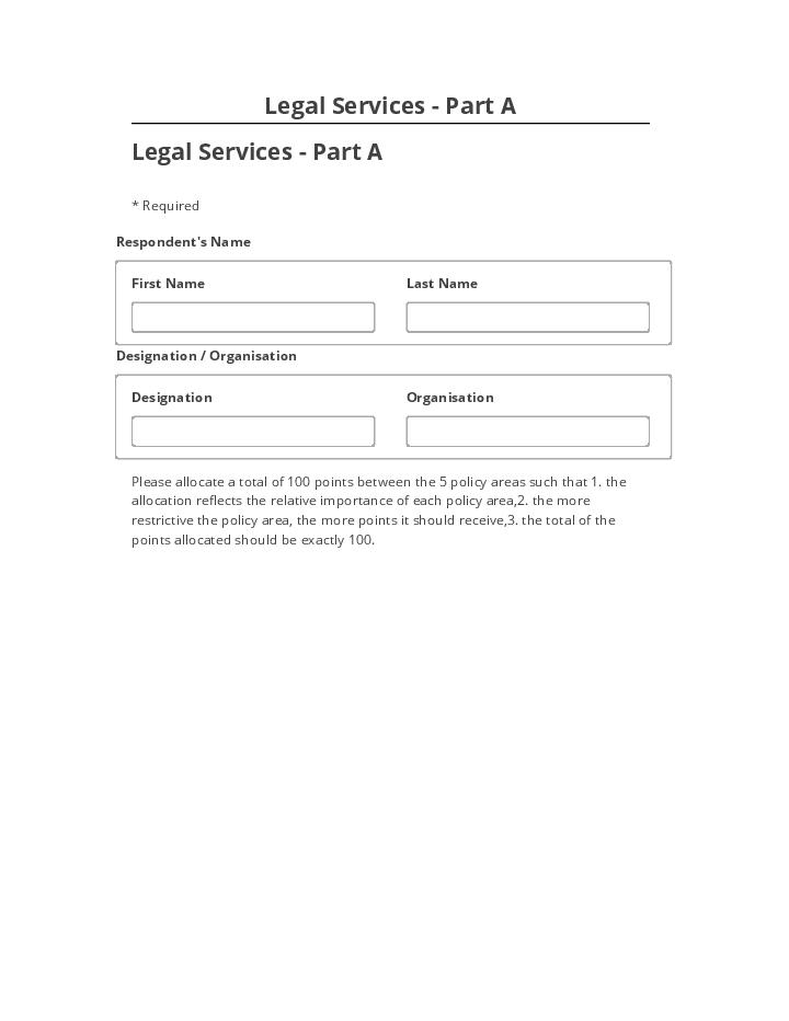 Arrange Legal Services - Part A Microsoft Dynamics