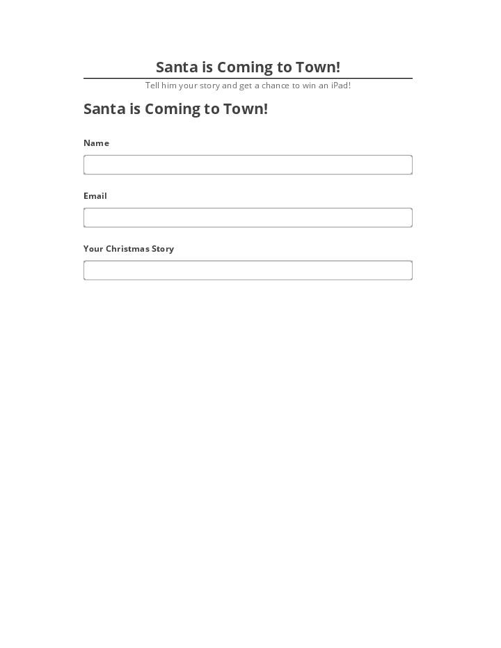 Arrange Santa is Coming to Town! Microsoft Dynamics