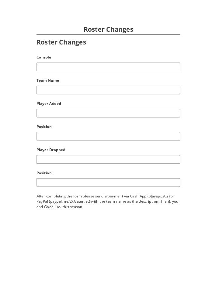 Automate Roster Changes Microsoft Dynamics