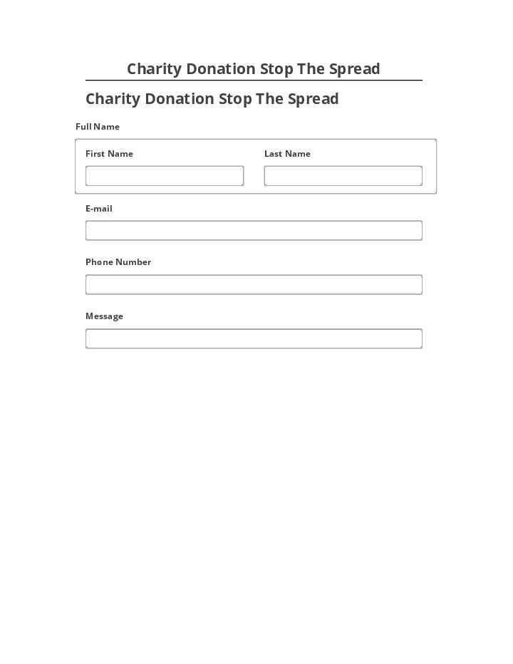 Automate Charity Donation Stop The Spread Salesforce