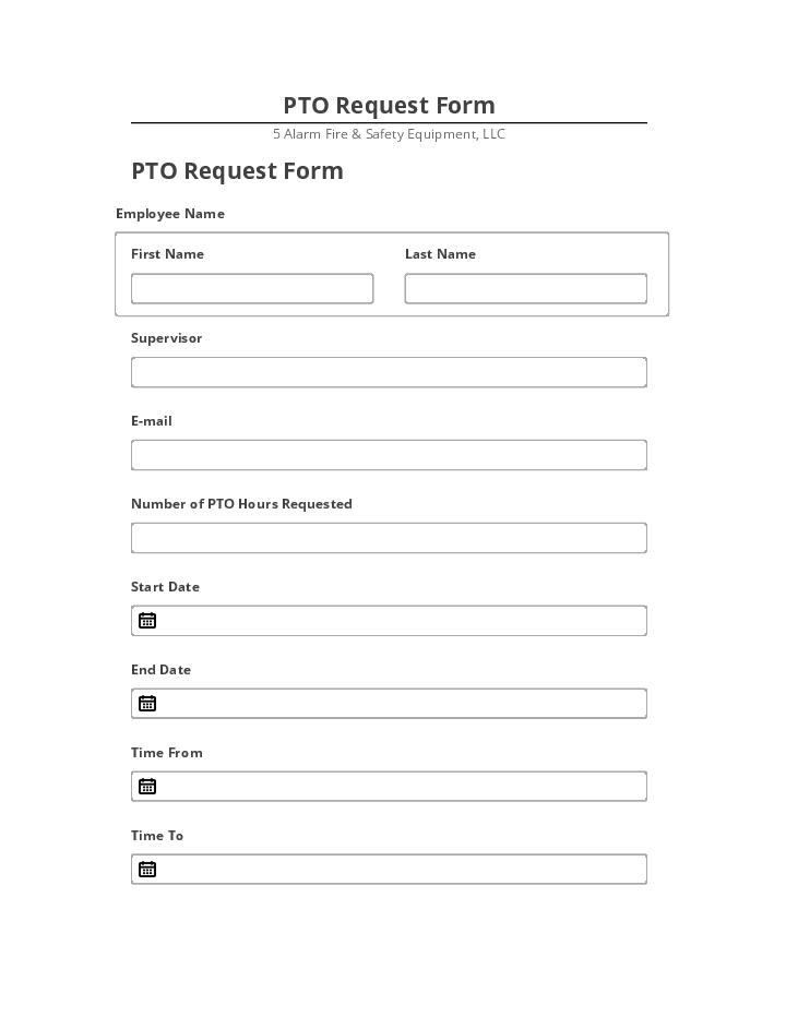Pre-fill PTO Request Form Netsuite