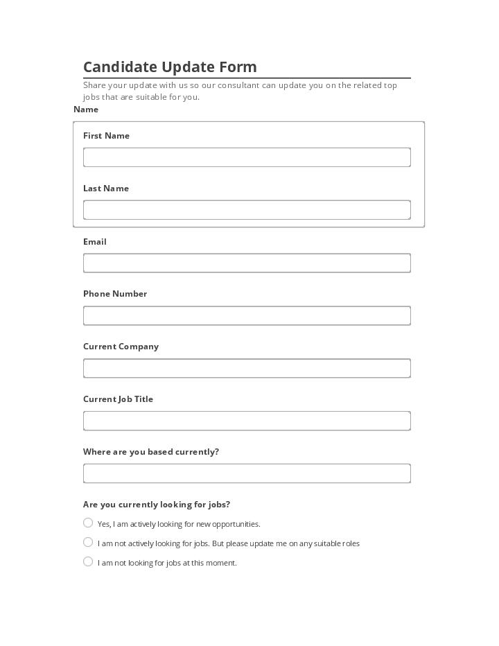 Arrange Candidate Referral Submission Form