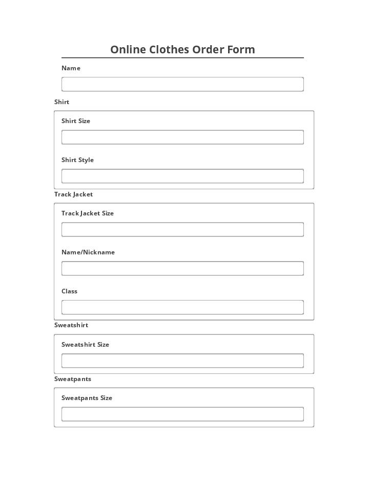 Archive Online Clothes Order Form Microsoft Dynamics