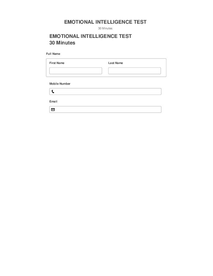 Incorporate EMOTIONAL INTELLIGENCE TEST in Netsuite