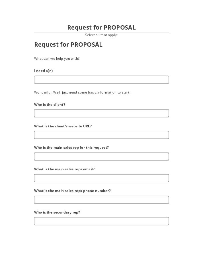 Incorporate Request For Proposal in Netsuite