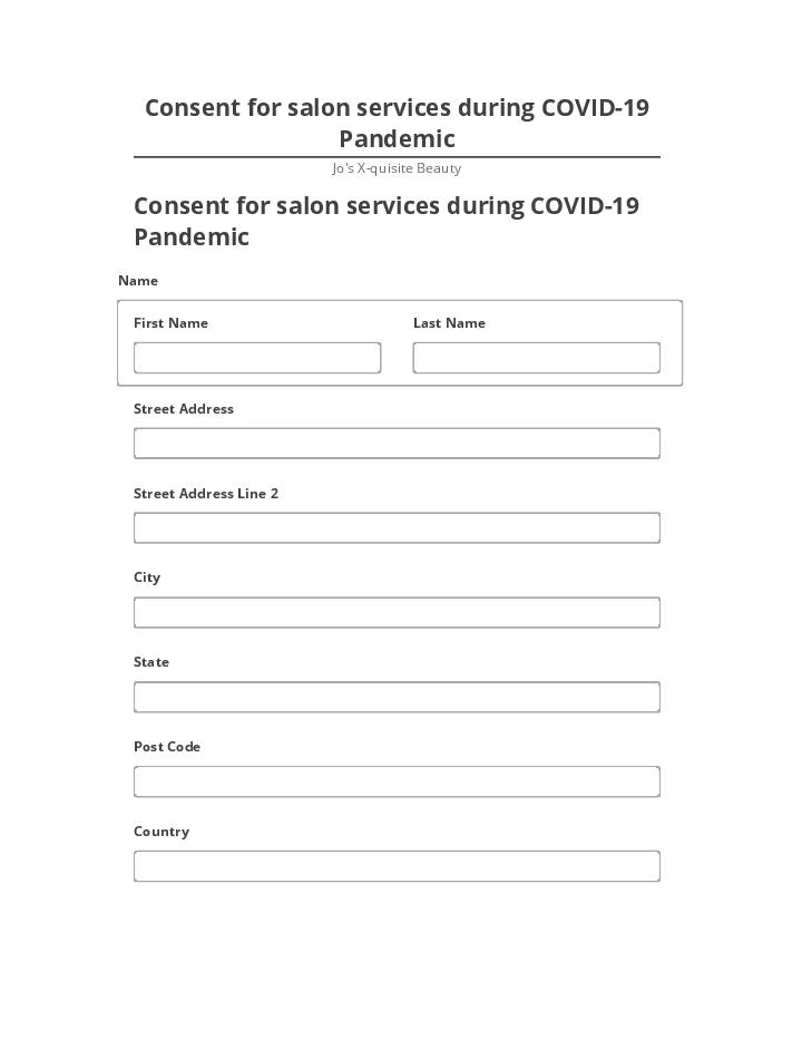 Synchronize Consent for salon services during COVID-19 Pandemic with Netsuite