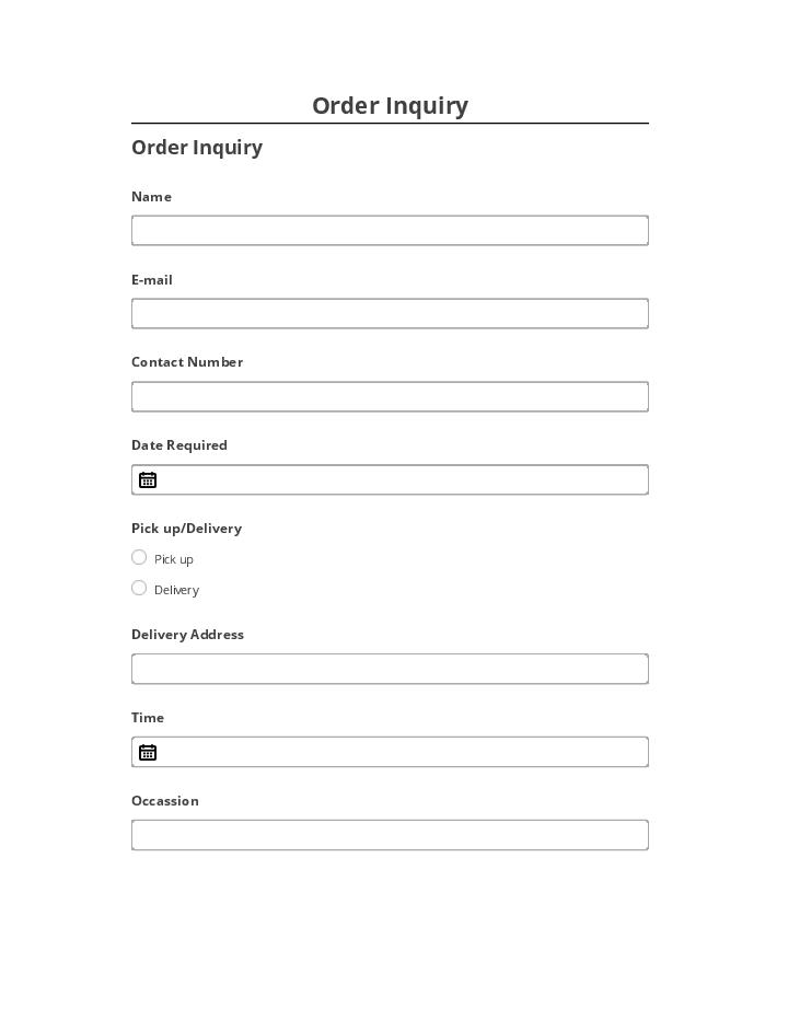 Integrate Order Inquiry with Netsuite