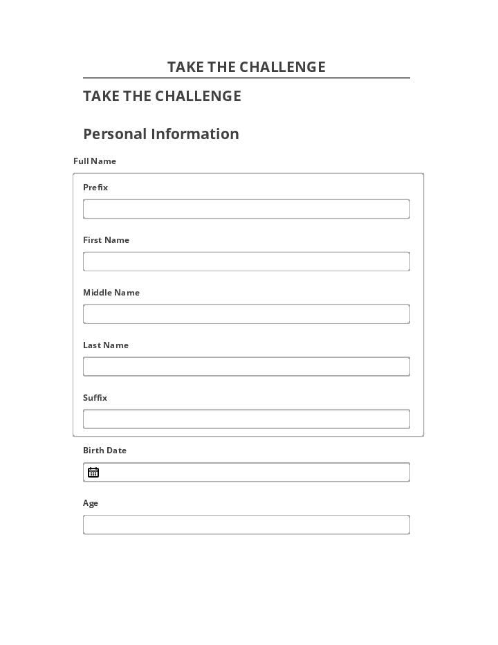 Export TAKE THE CHALLENGE to Netsuite