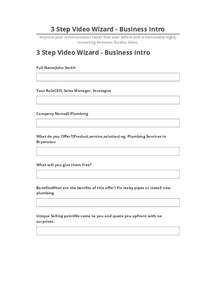 Archive 3 Step Video Wizard - Business Intro to Netsuite