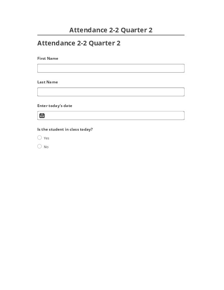Integrate Attendance 2-2 Quarter 2 with Salesforce